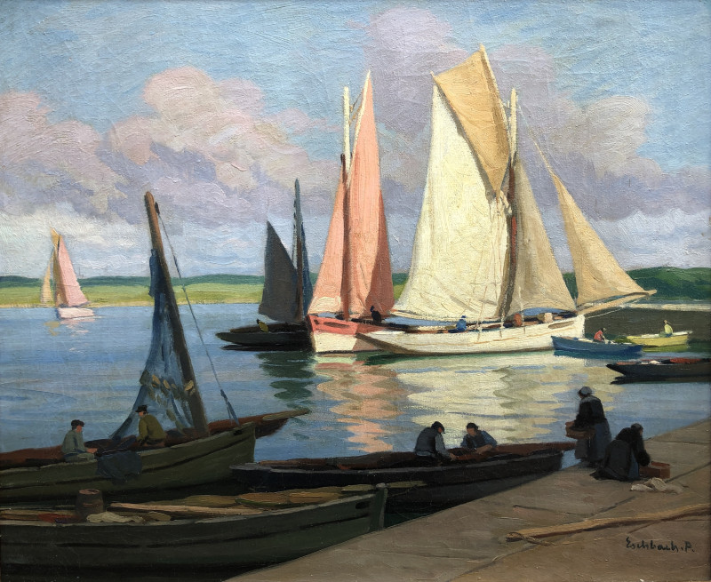 Dundees à quai par Paul Eschbach